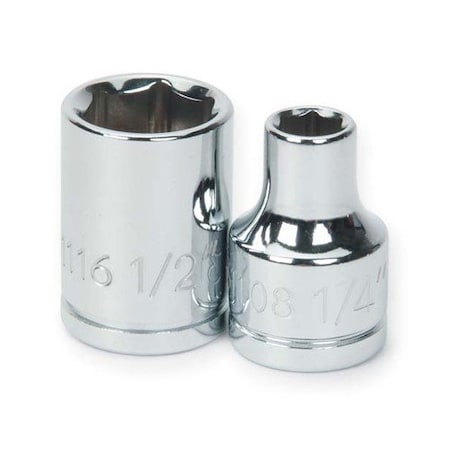 Williams Socket, 1 7/32 Inch OAL, Shallow, 3/8 Inch Dr, 20 MM Size, JHWBM-620 JHWBM-620